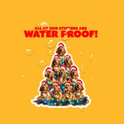 Bloodhound Sticker | Christmas Bloodhound Sticker | Bloodhound Decal