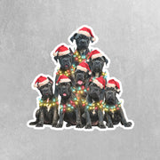 Cane Corso Sticker | Cane Corso Christmas Sticker | Cane Corso Decal