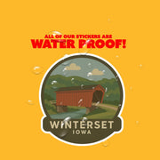 Winterset Iowa Sticker | Winterset Travel Decal | Iowa Decal
