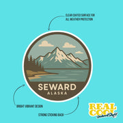Seward Alaska Sticker | Alaska Travel Decal