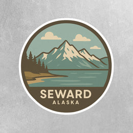 Seward Alaska Sticker | Alaska Travel Decal