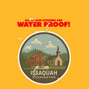 Issaquah Washington Sticker | Issaquah Travel Decal | Washington Illustration Sticker