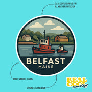 Bethel Maine Sticker | Bethel Travel Decal | Maine Illustration Sticker