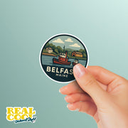Bethel Maine Sticker | Bethel Travel Decal | Maine Illustration Sticker