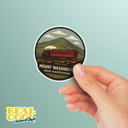 Mount Washington New Hampshire | Cog Railway Sticker | New Hampshire Decal