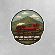 Mount Washington New Hampshire | Cog Railway Sticker | New Hampshire Decal
