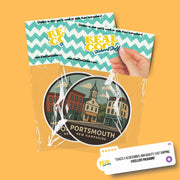 Portsmouth Sticker | Portsmouth New Hampshire Sticker | Portsmouth Stickers