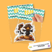 Scarecrow Pumpkin Sticker | Halloween Sticker | Scary Pumpkin Sticker