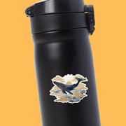 Whale Sticker | Art Nouveau Whale Sticker | Whale Decal