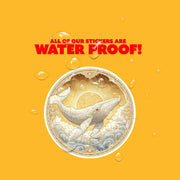 Whale Sticker | Art Nouveau Whale Sticker | Whale Decal