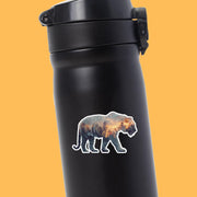 Tiger Sticker | Tiger Running Decal | Double Exposure Tiger Sticker