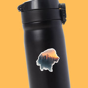 Lion Sticker | Lion Head Decal | Double Exposure Lion Sticker