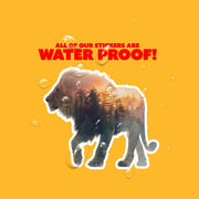 Lion Sticker | Lion Walk Decal | King Of The Jungle Decal