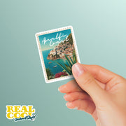 Amalfi Coast Sticker | Amalfi Coast Stamp Sticker | Italy Sticker
