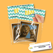 Lion Sticker | Lion Stickers | Lion Decal | Lion Couple in a Box Sticker