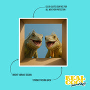 Iguana Sticker | Iguana In a Box Sticker | Iguana Decal