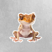 Crested Gecko Sticker | Colorful Crested Gecko Decal for Laptops, Water Bottles & More | Unique Animal Art Decor