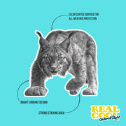 Lynx Sticker | Lynx Hunting Sticker | Lynx Decal