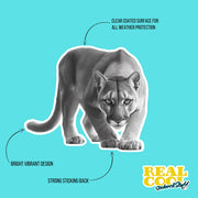 Puma Sticker | Puma Hunting Sticker | Puma Decal