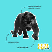 Black Panther Sticker | Black Panther Hunting Sticker | Black Panther Decal