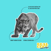Mountain Lion Sticker | Mountain Lion Hunting Sticker | Mountain Lion Decal