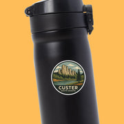 Custer South Dakota Sticker | Custer Travel Decal | South Dakota Illustration Sticker