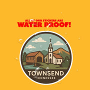 Townsend Tennessee Sticker | Townsend Travel Decal | Tennessee Illustration Sticker