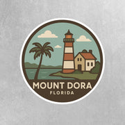 Mount Dora Florida Sticker | Florida Travel Decal | Mt Dora Illustration Sticker