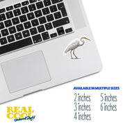 Great Egret Sticker - Great Great Egret Decal - Great Egret Sticker