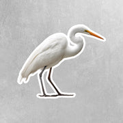Great Egret Sticker - Great Great Egret Decal - Great Egret Sticker