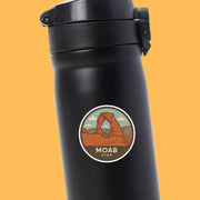 Moab Utah Sticker | Moab Travel Decal | Utah Illustration Sticker