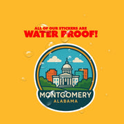 Montgomery Alabama Sticker | Montgomery Travel Decal