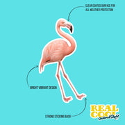 Pink Flamingo Sticker - Pink Flamingo Decal - Flamingo Sticker