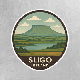 Sligo Ireland Sticker | Sligo Ireland Decal | Ireland Illustration Sticker