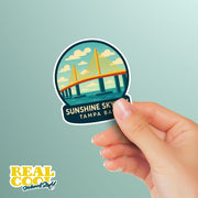 Sunshine Skyway Bridge Sticker | Sunshine Skyway Sticker | Tampa Bridge Decal