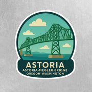 Astoria-Megler Bridge Sticker | Oregon Sticker | Washington Sticker