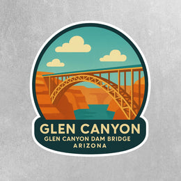 Glen Canyon Dam Bridge Sticker | Glen Canyon Sticker | Arizona Sticker