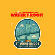 St. Johns Bridge Portland Oregon Sticker | Oregon Sticker