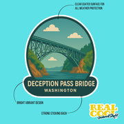 Deception Pass Bridge Sticker | Washington State Sticker