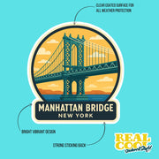 Manhattan Bridge Sticker | New York Sticker