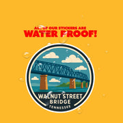 Walnut Street Bridge Sticker | Walnut Street Bridge Decal | Tennessee Sticker