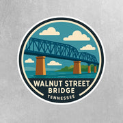 Walnut Street Bridge Sticker | Walnut Street Bridge Decal | Tennessee Sticker