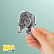 Lion Sticker | Lion Hunting Sticker | Lion Decal