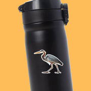 Blue Heron Sticker - Great Blue Heron Decal - Blue Heron Sticker