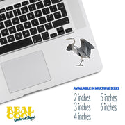 Blue Heron Sticker - Great Blue Heron Decal - Blue Heron Sticker