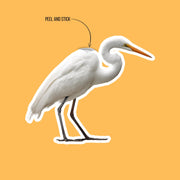 Great Egret Sticker - Great Great Egret Decal - Great Egret Sticker