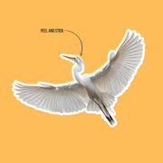 Great Egret Sticker - Great Great Egret Decal - Great Egret Sticker