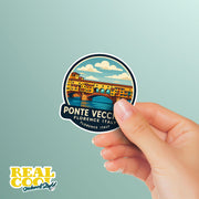 Ponte Vecchio Sticker | Ponte Vecchio Bridge Decal | Florence Italy Sticker
