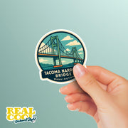 Tacoma Narrows Bridge Sticker | Tacoma Washington Sticker