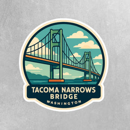 Tacoma Narrows Bridge Sticker | Tacoma Washington Sticker